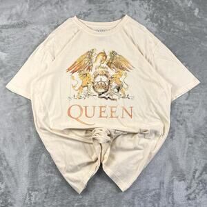Queen Officials Merch American Needle Cream Graphic Band T-Shirt Size XL